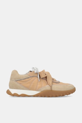 Zapatillas de piel Gea 02 - Beige