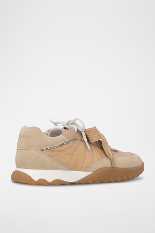 Zapatillas de piel Gea 02 - Beige