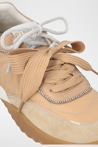 Zapatillas de piel Gea 02 - Beige
