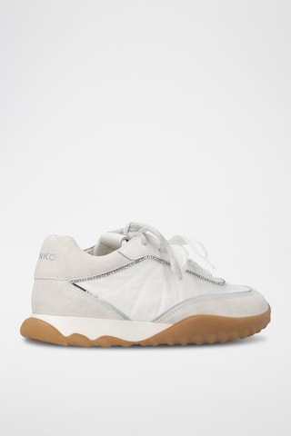 Zapatillas de piel Gea 02 - Blanco