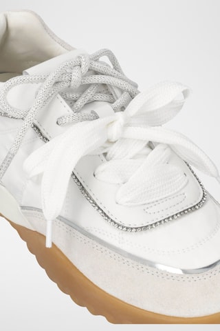 Zapatillas de piel Gea 02 - Blanco