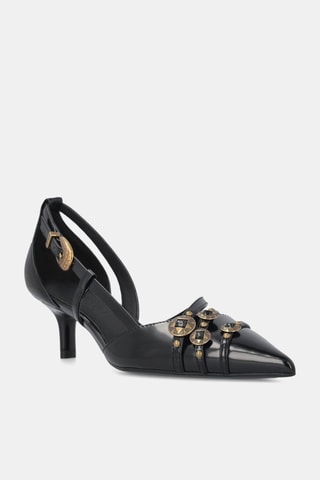 Zapatos con brillo de tacón Gloria 16 - Negro