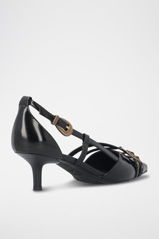 Zapatos con brillo de tacón Gloria 16 - Negro