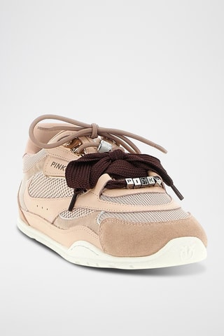 Zapatillas de piel Yulia 01 - Rosa
