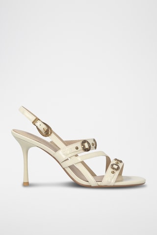 Sandalias de tacón Vanda 01 - Beige