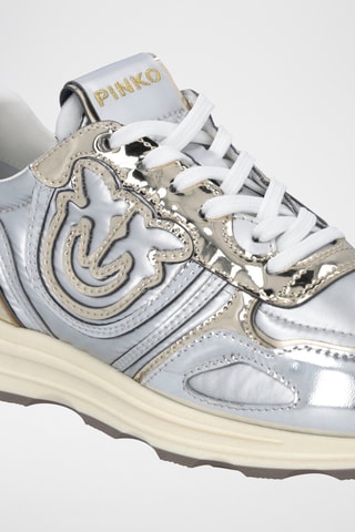 Zapatillas de piel de charol Zoe 01 - Plateado