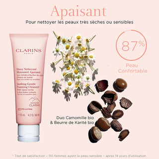 Doux Nettoyant Moussant Apaisant - Peaux très sèches & sensibles - 125 ml