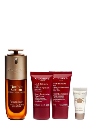 Coffret Double Serum & Multi-Intensive Clarins - 4 produits