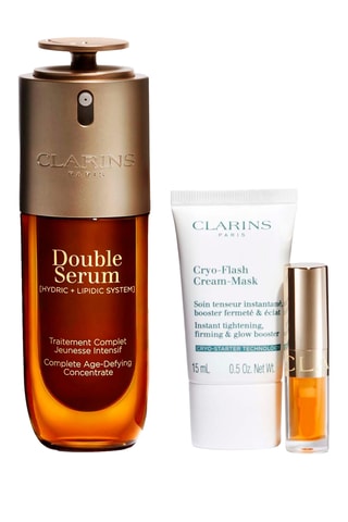 Coffret Double Serum Jeunesse & Eclat Clarins - 4 produits