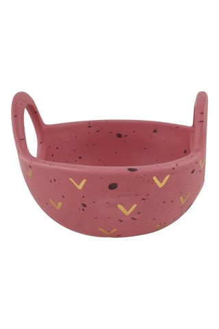 Bol de cerámica Pink & Cozy - 21,5 x 12 x 8,5 cm