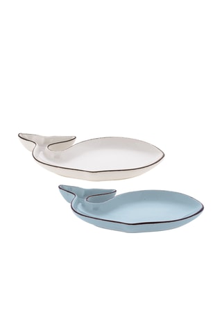 2 fuentes de gres Indaco - 19 x 2 x 11,5 cm