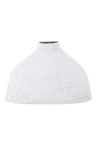 Jarrón de cerámica Atlantico - 30 cm - Blanco