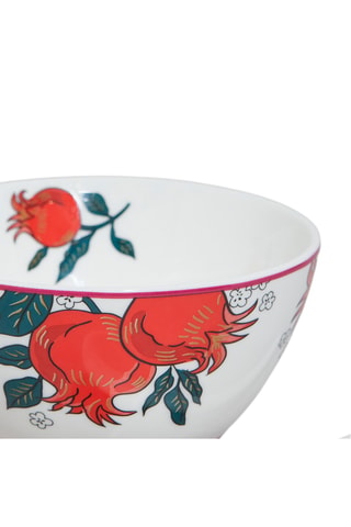 2 boles y 2 cucharas de porcelana Alice