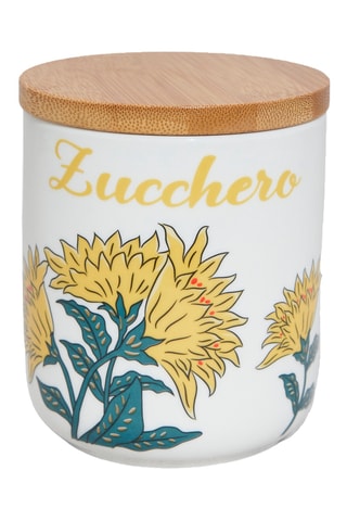 Tarro de azúcar de porcelana Alice - 600 g