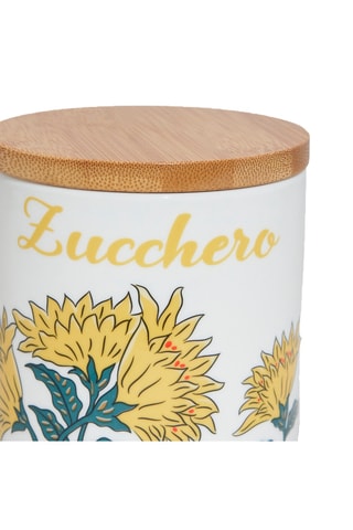 Tarro de azúcar de porcelana Alice - 600 g