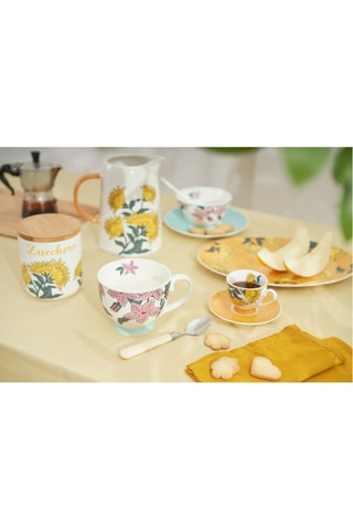 Tarro de azúcar de porcelana Alice - 600 g