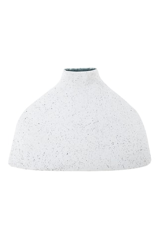 Jarrón de cerámica Atlantico - 48 cm - Blanco
