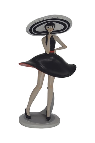 Estatua Dolls - 18 x 12 x 31,5 cm - Negro