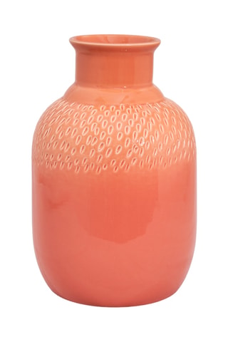 Jarrón de cerámica Cinque Terre - 24 cm - Naranja