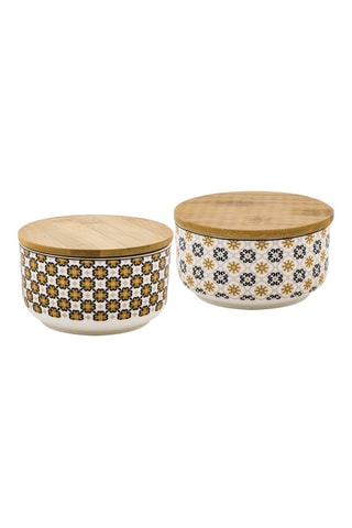 2 recipientes New Bone China Cera d'Api - 30/55 cl