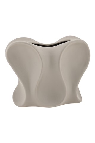 Jarrón de cerámica Oasi - 18 cm - Marrón