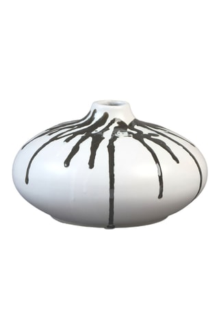 Jarrón de porcelana Monocromo - 11 cm - Blanco