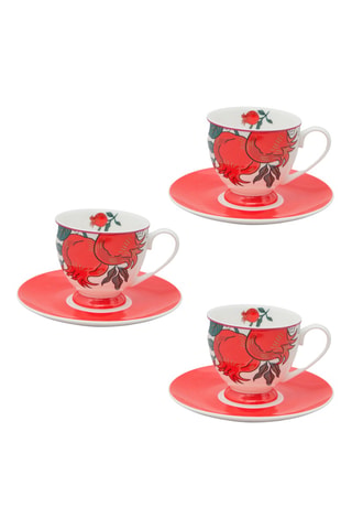 Juego de café de porcelana Alice - 3 personas