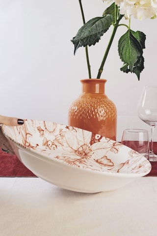 Ensaladera de cerámica esmaltada Jacquard - 31 cm
