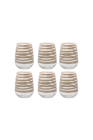 6 vasos Malva - 35 cl