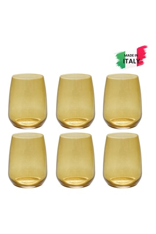 6 vasos Glitter - 35 cl