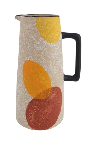 Jarrón de cerámica Mexicana - 26 cm - Beige