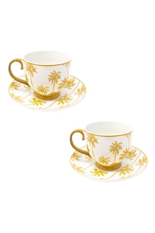Juego de té de porcelana Aruba - 2 personas