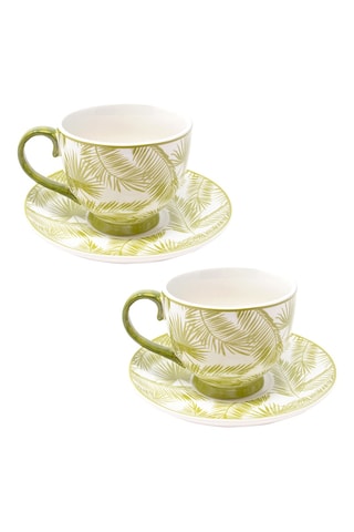 Juego de té de porcelana Aruba - 2 personas