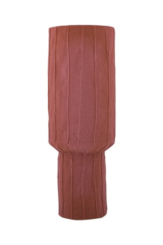 Jarrón de cerámica Zafferano - 35 cm - Rojo teja