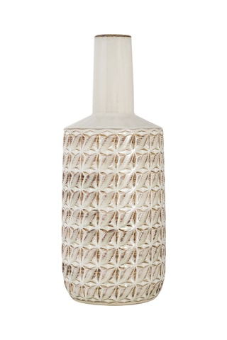 Jarrón de cerámica Occidente - 36 cm - Beige