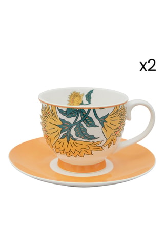 Juego de café de porcelana Alice - 2 personas