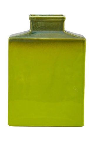 Jarrón de cerámica Argentario - 26 cm - Verde