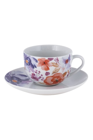 Juego de té de porcelana Peonia - 4 personas