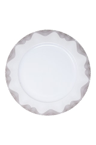 6 platos de postre de porcelana Lago - 19 cm