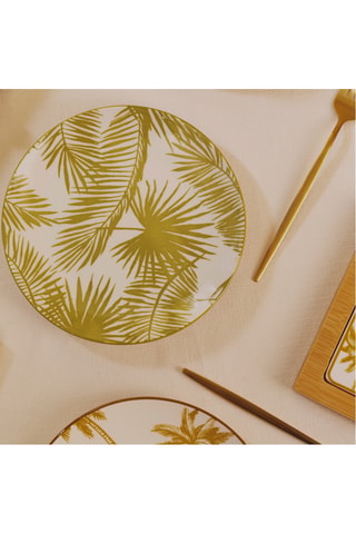 6 platos de postre de porcelana Aruba - 18,5 cm
