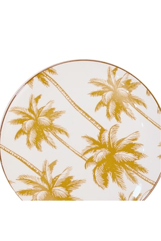 6 platos de postre de porcelana Aruba - 19 cm