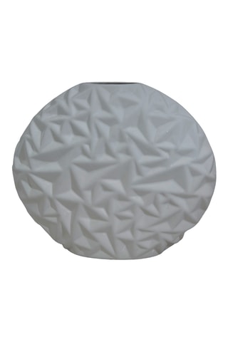 Jarrón de porcelana Eolie - 27 cm - Gris