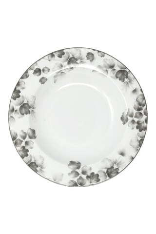 6 platos hondos de porcelana Foliage - 22 cm