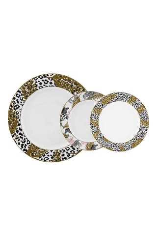 Juego de postre de porcelana Togo - 7 piezas