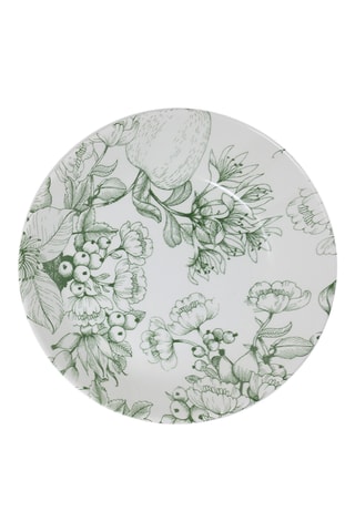 6 platos hondos de cerámica esmaltada Jacquard - 22 cm