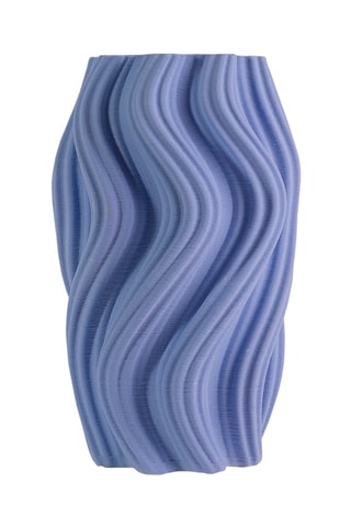 Jarrón de porcelana Corolla - 33 cm - Azul cobalto