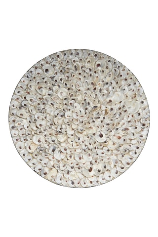 Bandeja de bambú Riviera - 51 cm - Blanco