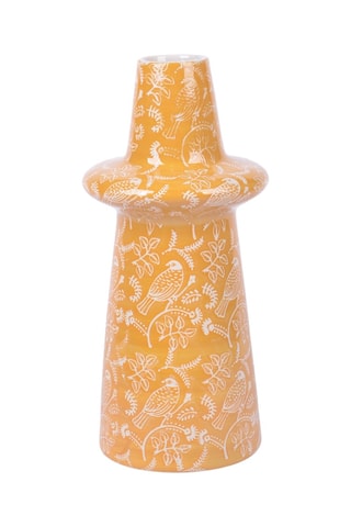 Jarrón de porcelana Jardin - 45 cm - Naranja