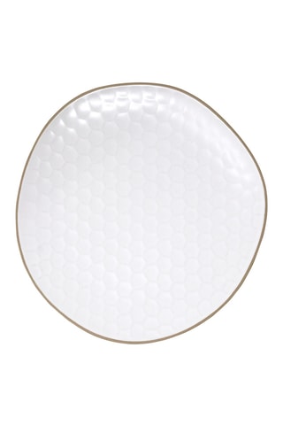 6 platos llanos de gres Impronte - 26 x 2 x 27 cm