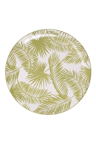 6 platos llanos de porcelana Aruba - 26 cm